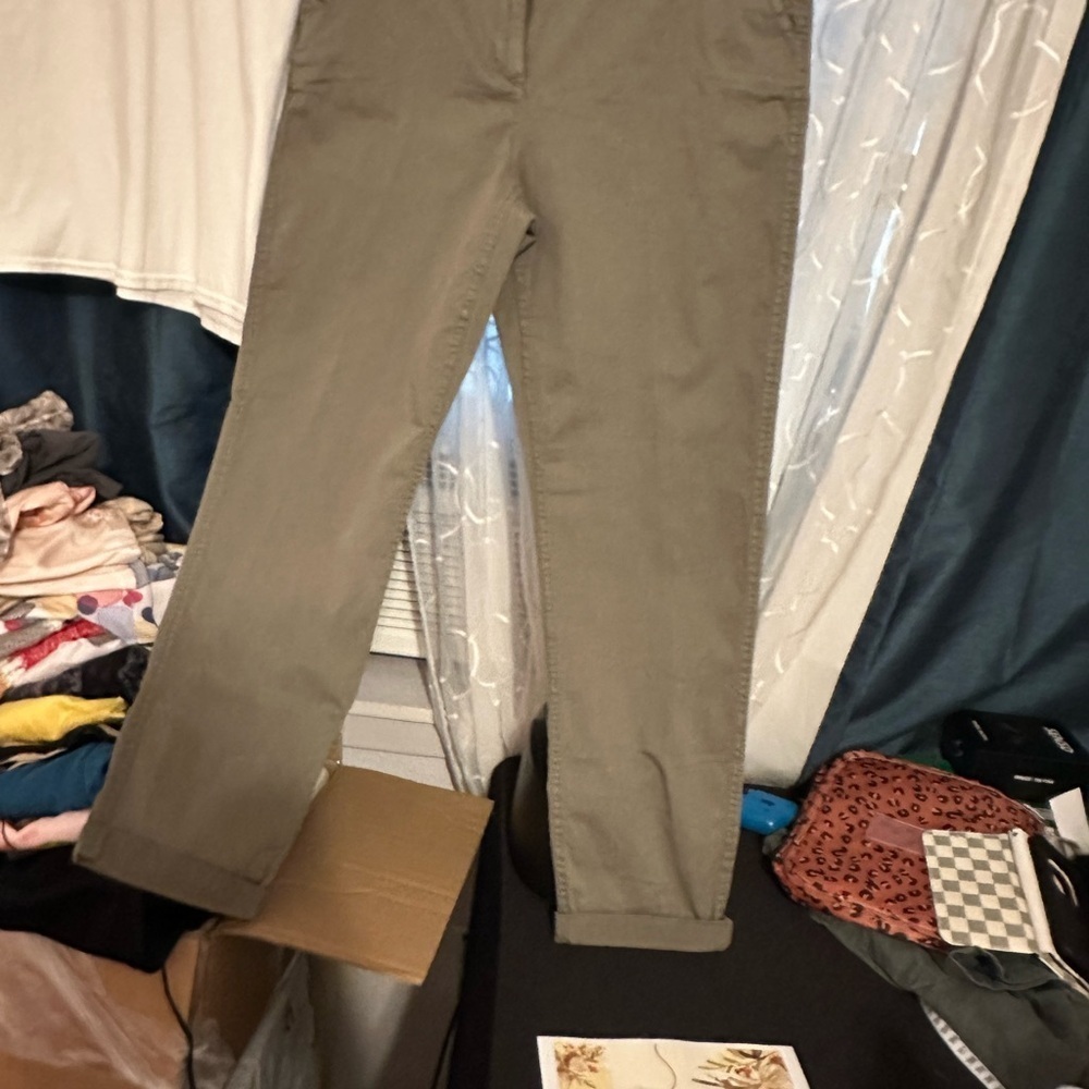 Chico's Olive Chinos for women